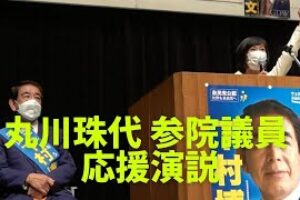 丸川珠代参院議員 応援演説［動画あり］