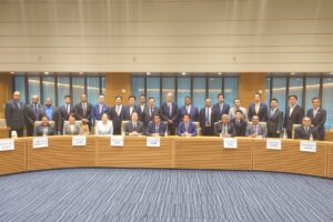 パラオ共和国のウィップス大統領歓迎会