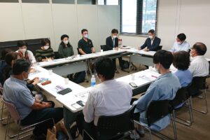 一日三件の車座トークを開催