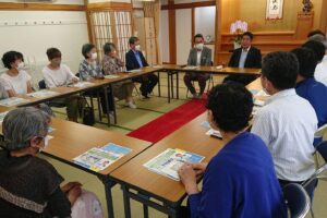 練馬真光車座トーク、＆街頭演説