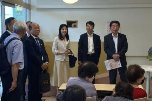 自民党wellbeing特命委員会で神奈川県若葉台団地を視察