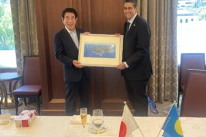 パラオのウィップス大統領の歓迎昼食会