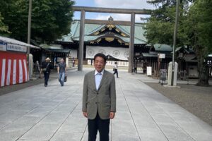 14日靖国神社に参拝に行きました