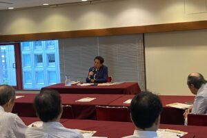 放送人懇話会で講演