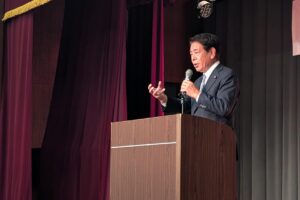 博文会、元日銀総裁、現キヤノングローバル戦略研究所理事長の福井俊彦さん