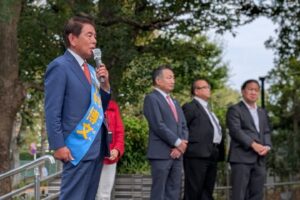 選挙戦11日目、平日最後のお訴え