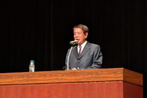 河野ゆうき後援会主催、八木秀次麗澤大学教授の講演会
