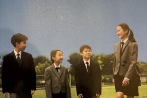 開智所沢小学校と中等教育学校を視察