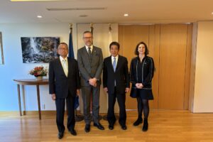 アイルランド大使公邸を訪問