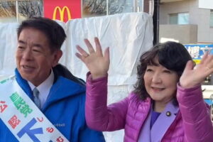 選挙戦4日目 片山さつき大臣が板橋区に応援に来てくれました