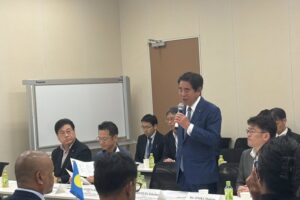 パラオのウィップス大統領来日、日本パラオ友好議員連盟の総会