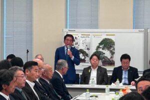 盆栽水石・文化産業振興議連の発会式総会の開催